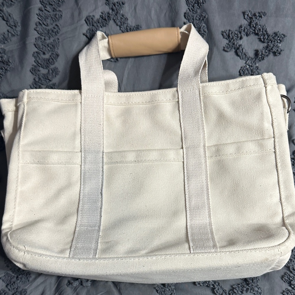 Source Unknown Cream Laptop Bag